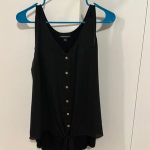 Large Black Tank Top